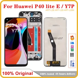 Huawei P40 lite e 6.39 l29 l29n用の交換用LCDタッチスクリーン,ART-L28インチ,オリジナル