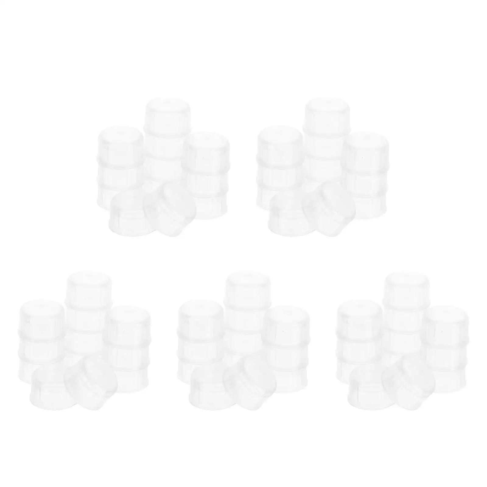 

5pcs Set of 5 Smoothie Shaker Lids Replacement Tumbler Cup Drinks Caps Reusable Bottle Multipurpose For