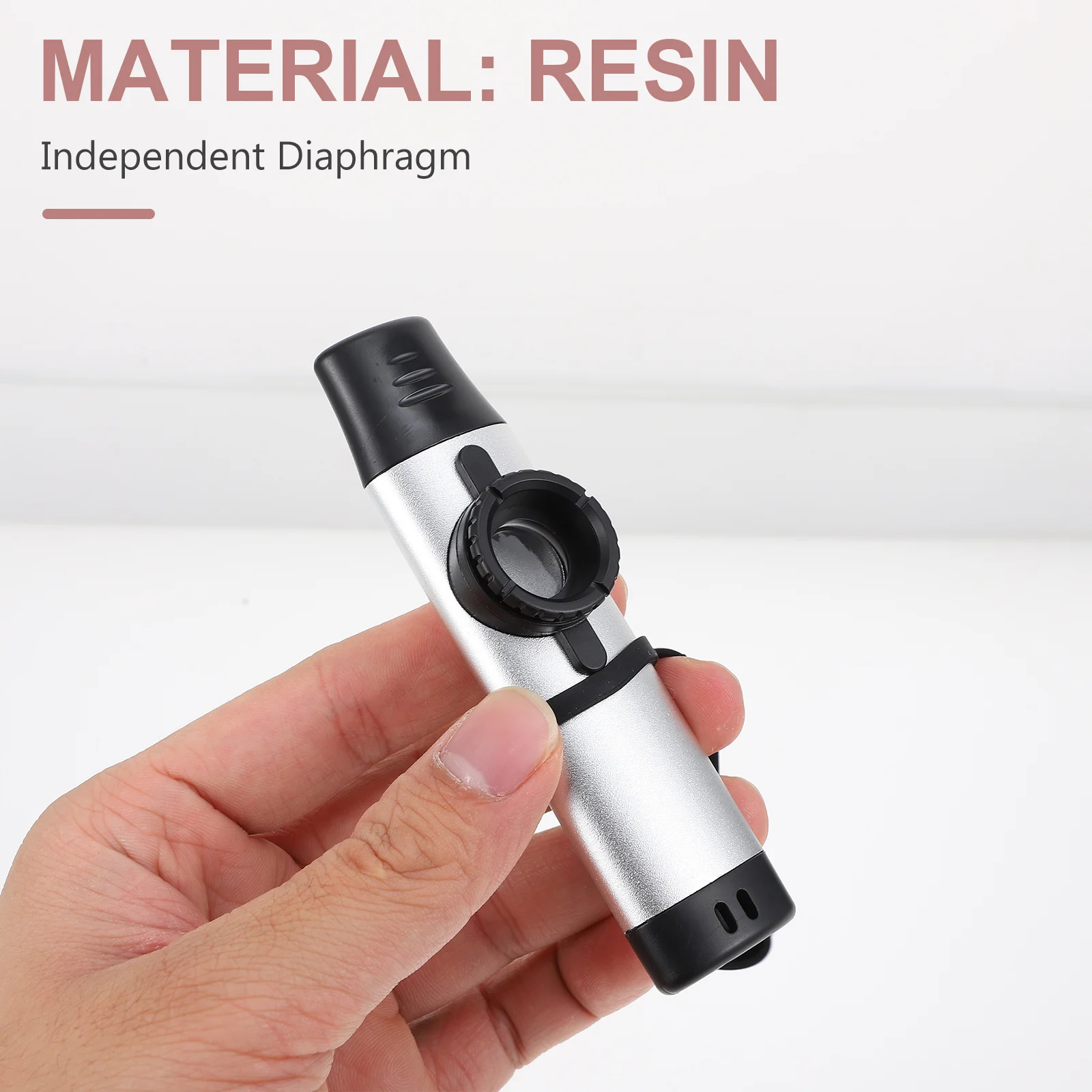 مجموعة واحدة من سبائك الألومنيوم كازو سهلة العزف على آلة موسيقية شريك جيتار القيثارة لجميع الأعمار أداة تعليمية محمولة #3