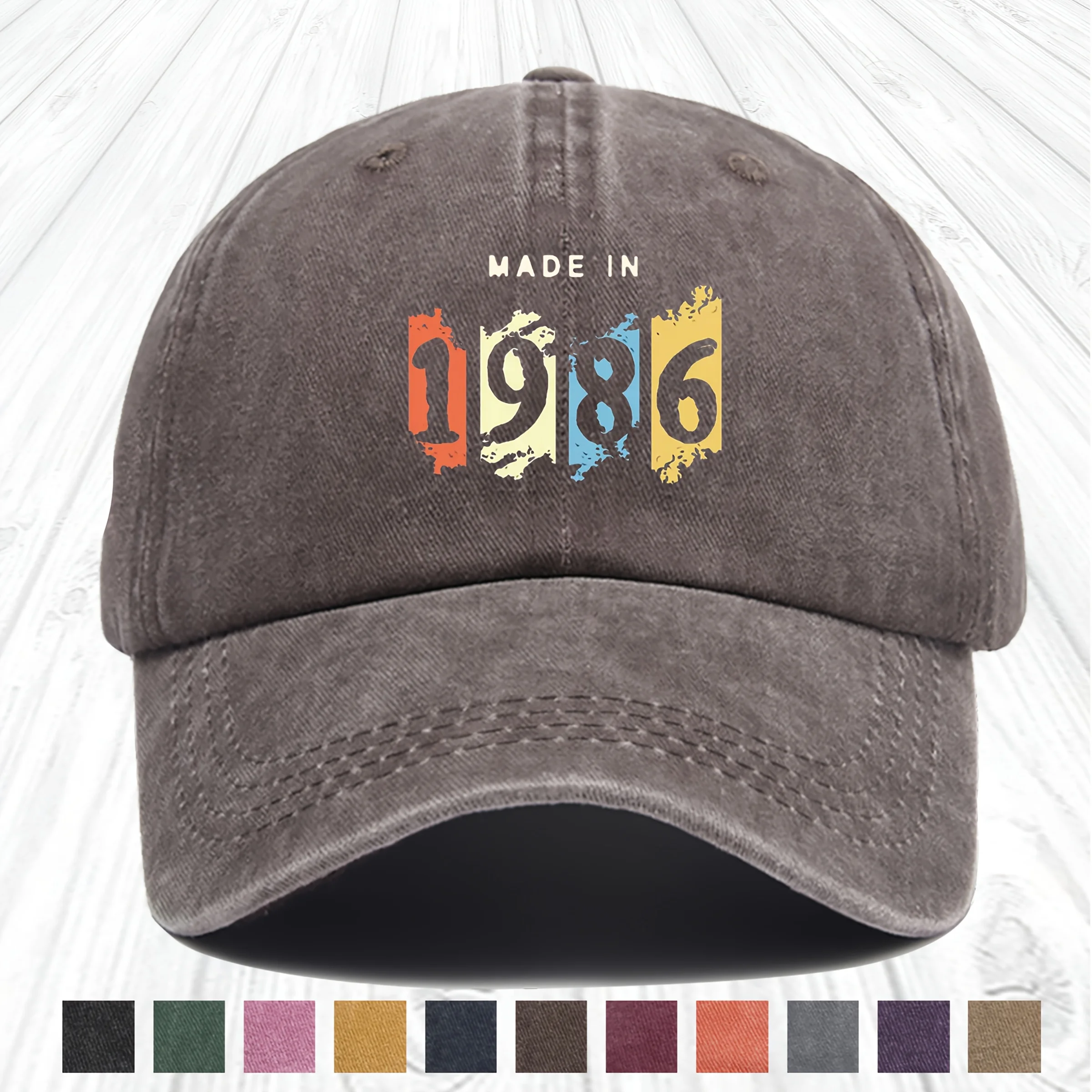 1pc Fashion Street Cool Print Baseball Cap - 