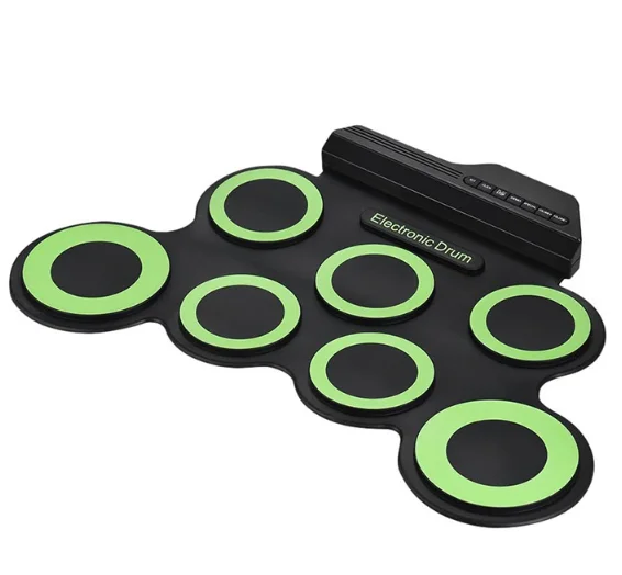 Percussion Instruments Portable Silicone Hand Roll Jazz Drum USB Electronic Drum Wholesale