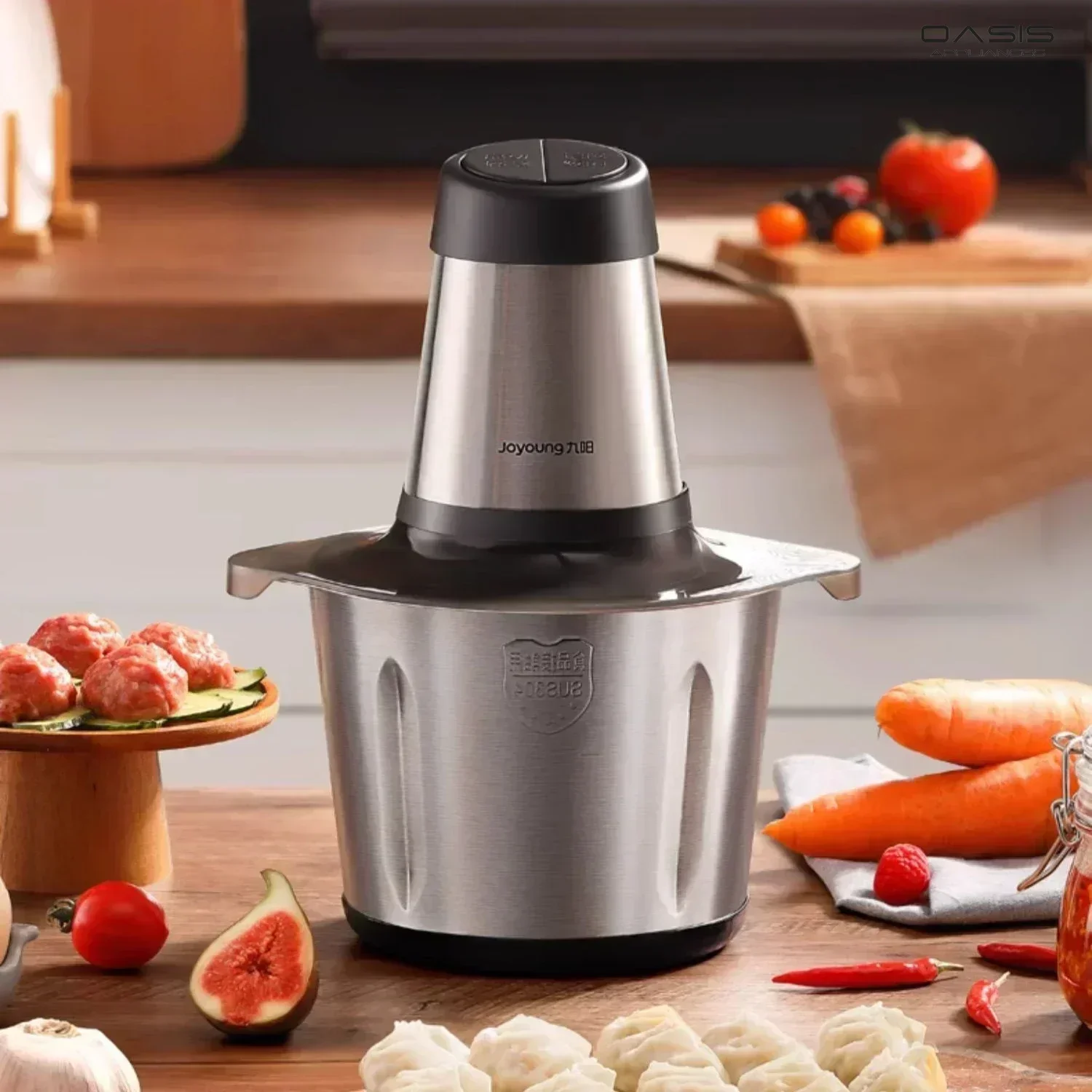 Home Meat Grinder Electric Small Blender for Filling, Chopping Vegetables and Meat Multifunctional, Large Capacity