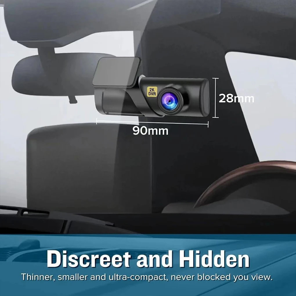 Dash Cam Smart Car Recorder HD 1080P ACC USB Panoramic WIFI Vehicle Driving Recorder 24H Monitoring Dashcam Parking Monitor