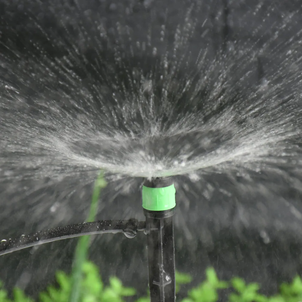 Garden Micro Watering Sprinklers 360 Degrees Drip Irrigation Spraying Nozzle For 4/7mm Hose Flower Watering & Irrigation