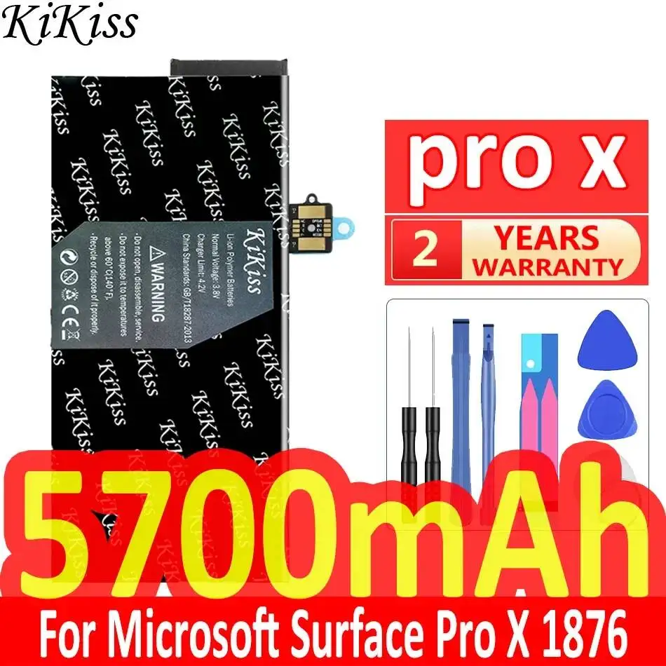 For Microsoft Surface Pro X 1876 G3HTA056H Tablet Battery 5700mAh High Performance
