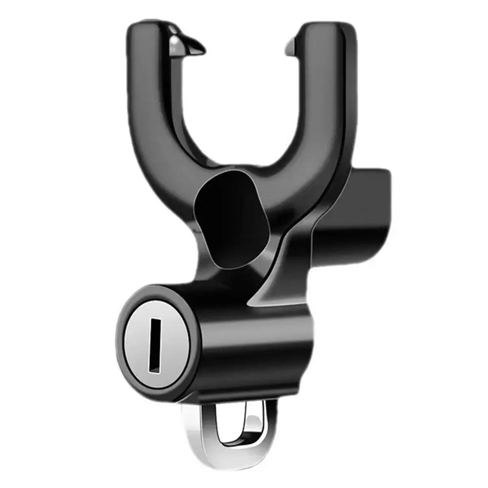 

2 in 1 Motorcycle Helmet Lock Security Waterproof Bicycle Multi-Function Hook Handlebar Storage Aluminum Alloy