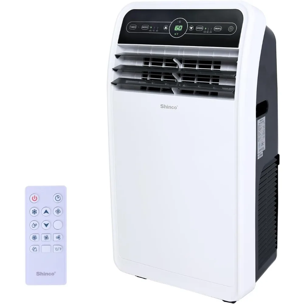 10,000 BTU Portable Air Conditioner, Portable AC Unit with Built-in Cool, Dehumidifier & Fan Modes for Room up to 300 sq.ft