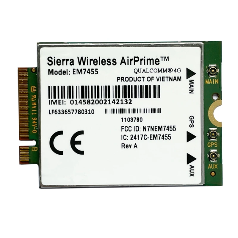 Módulo usb em7455 dw5811e 4g lte fd/td lte catSH para e7270 e7470 e7370 e5570 e5470