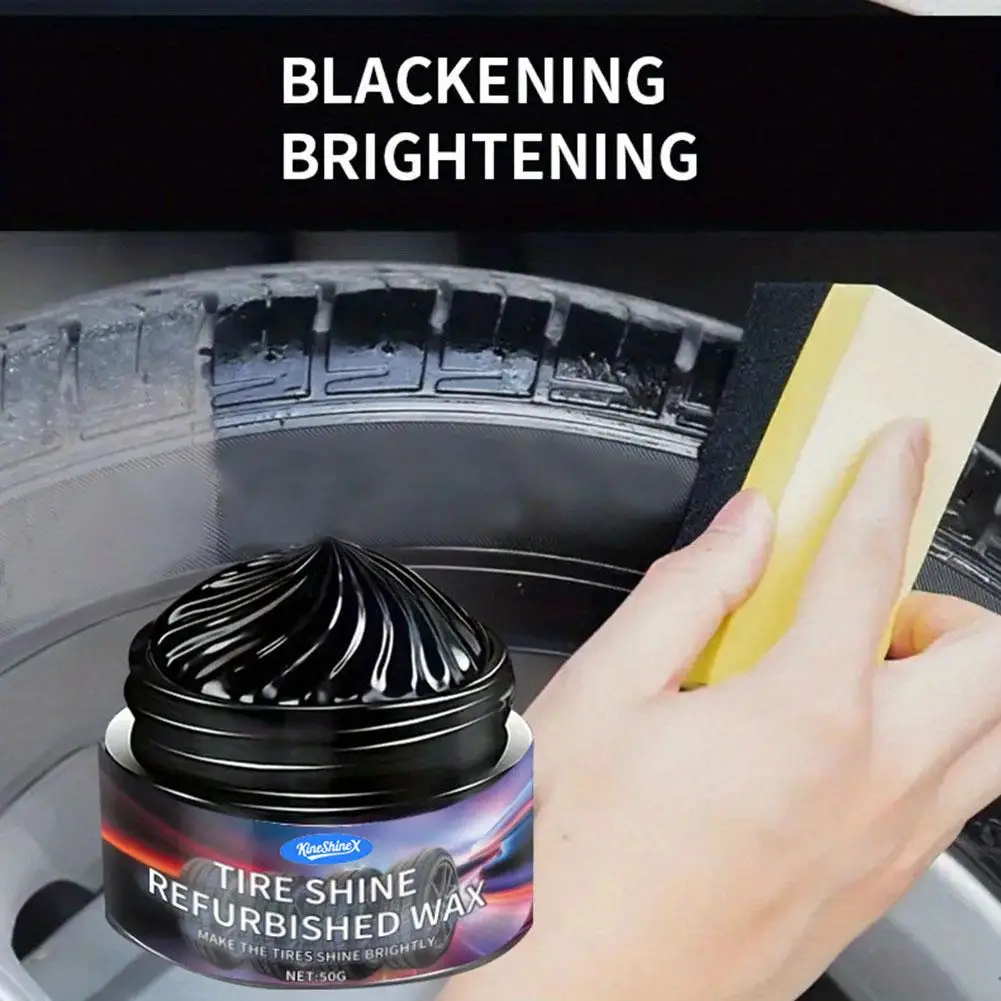 

Tire Polishing Wax Shiny Black Tire Shine Spray Restores Gloss Coating For Car Tyre Anti-aging Prevent Oxidative Cracking C Y7q9