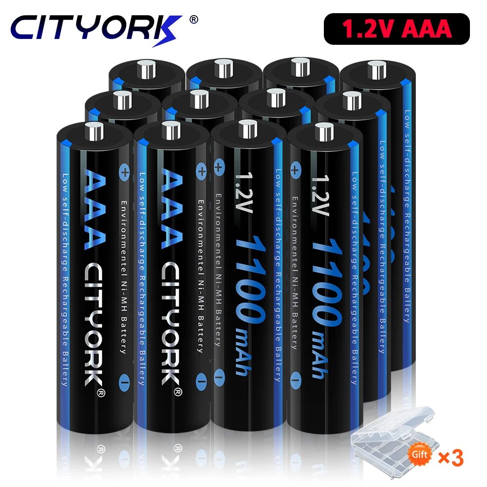 

CITYORK 4-24PCS 1100mAh AAA Rechargeable Battery 1.2V AAA battery ni-mh aaa Batteries Rechargeable aaa Battey for mouse