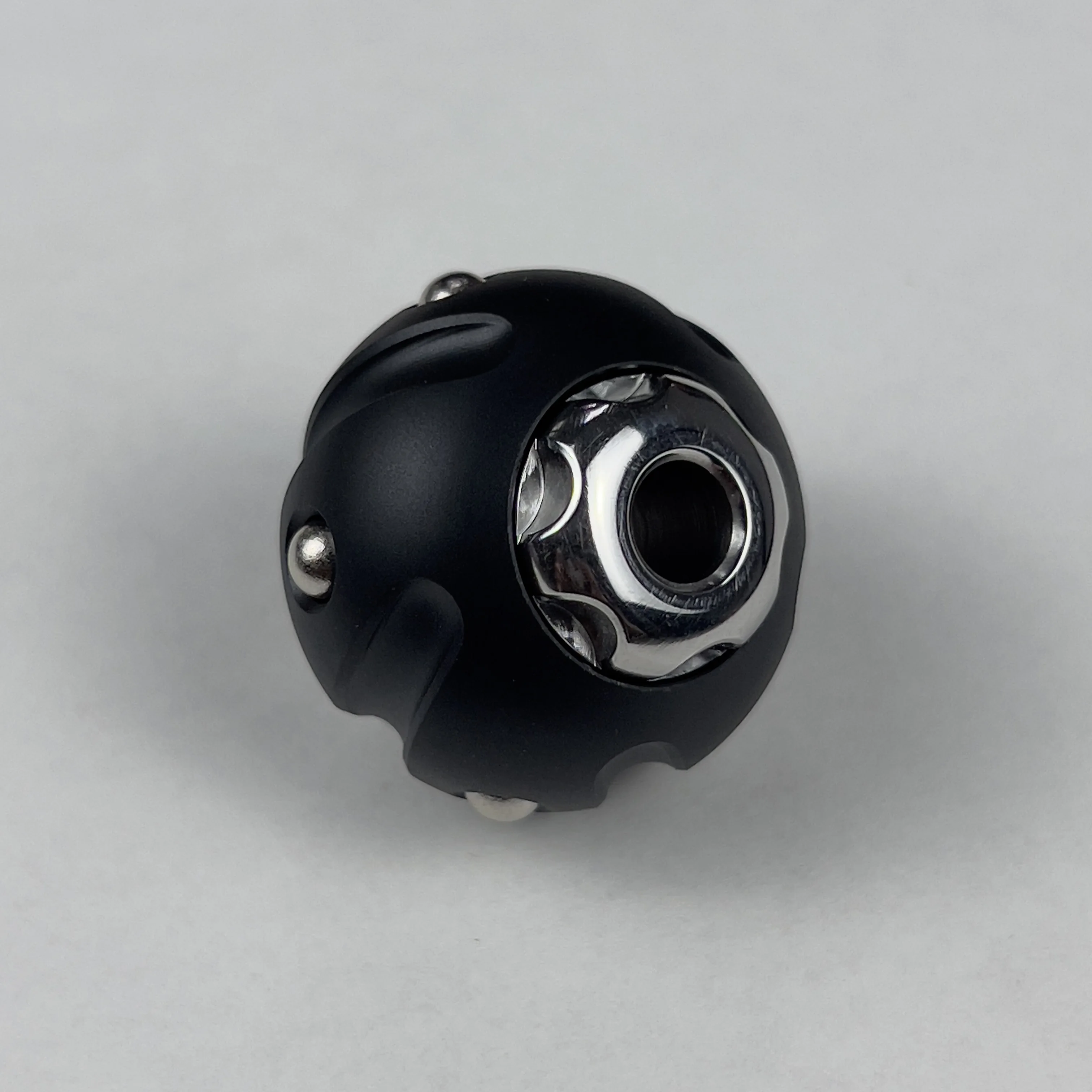 Foye EDC Meteor Hammer Coltello Ciondolo Push Card Acciaio inossidabile 304 Pezzo sospeso Giroscopio con punta delle dita Giocattolo Decorazione Articolo