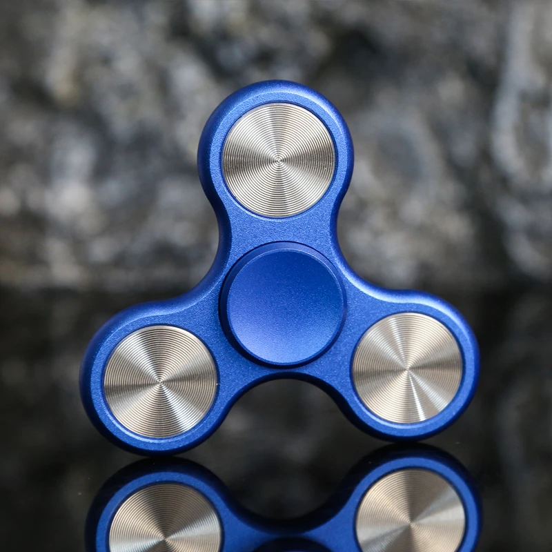 سبائك الألومنيوم ثلاث أوراق تململ اليد سبينر المعادن تململ سبينر لعبة الإجهاد الإغاثة لعب للكبار الهدايا ألعاب متململة #2