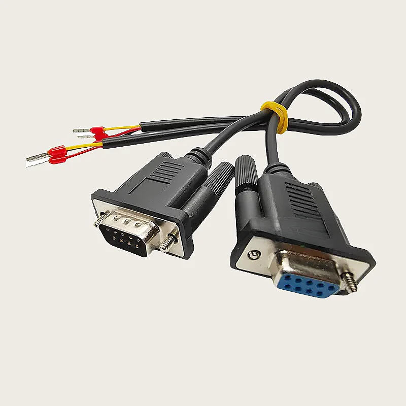 DB9 serial port cable, COM port male and female signal cable, 9-pin adapter terminal RS232/485