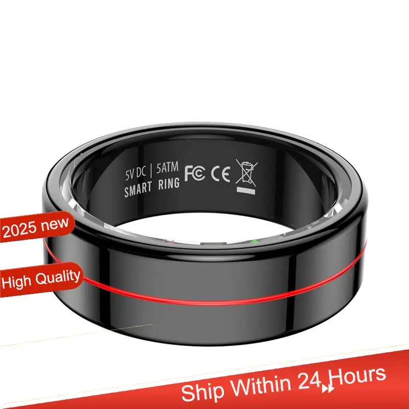 

AC18 (гарантия) Мультиспортивные режимы Смарт-кольцо Монитор сердечного ритма и кислорода в крови Обнаружение стресса сна Фитнес-трекер с жестом