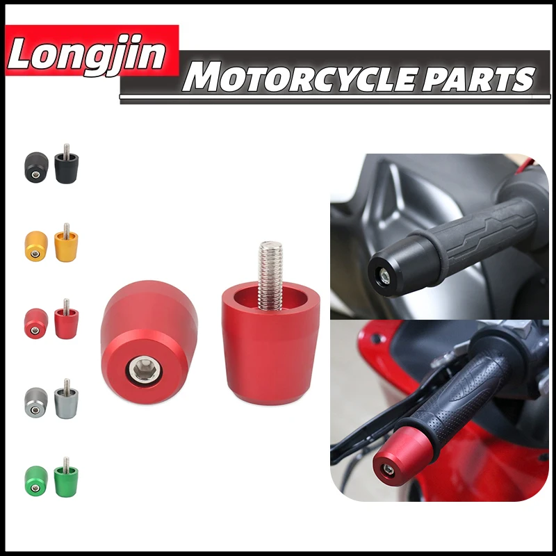 Puños de manillar para motocicleta Kawasaki Ninja 400, Ninja 500, Ninja ZH2, Ninja 250, Ninja 300, con tapones de extremo de manillar