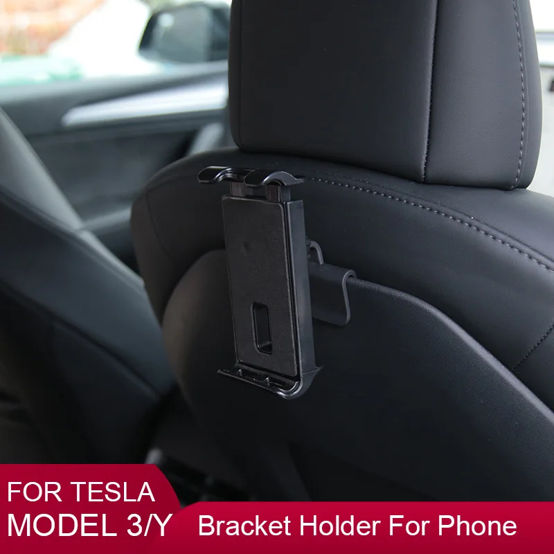 

For Tesla Model 3 Y 2017-2023 accessories Rear seats Holder Easy Clip Mount Stand Panel Ipad Bracket Holder For Phone