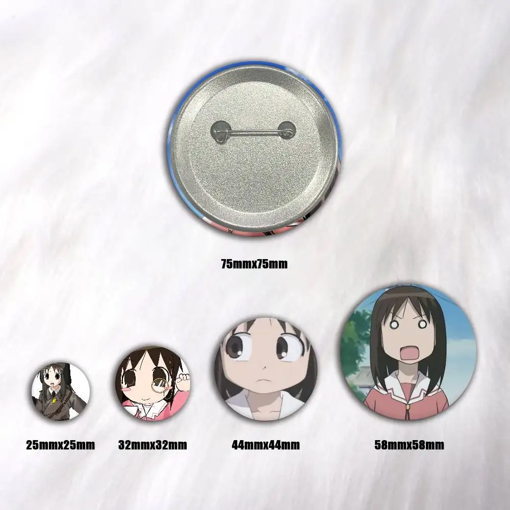 A-Azumanga Daioh Anime Round Badges, Brooches, Clothing Accessories, Birthday Gifts, Anime Conventions