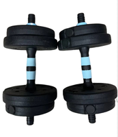 Dumbbell barbell set men's fitness equipment home 5kg 10kg 15kg 20kg adjustable dumbbell sports set