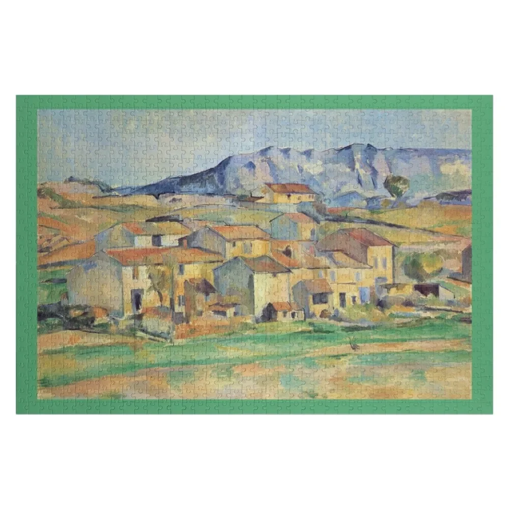 

La Montagne Sainte-Victoire - Paul Cezanne - c1886 Jigsaw Puzzle Personalized Gift Ideas Custom Kids Toy Puzzle