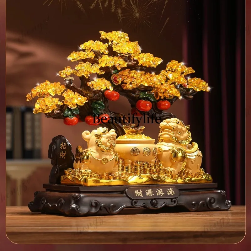 A73 cornucopia fortune tree ornament office checkout page ornament housewarming opening gift