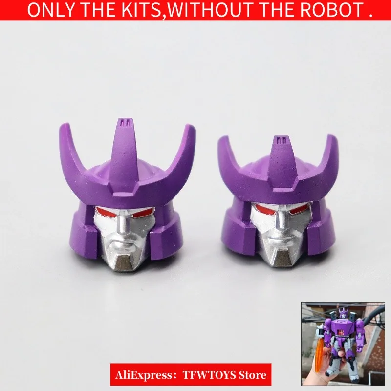 3D DIY Smiling/Serious Face Head Replacement Upgrade Kit For Legacy Galvatron Accessories