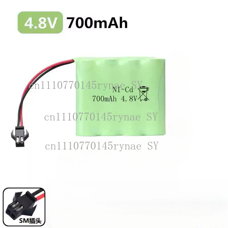 4.8V NiMH Replacement Battery Pack For 4WD Off-road Climbing Car RC Construction Excavator Toy