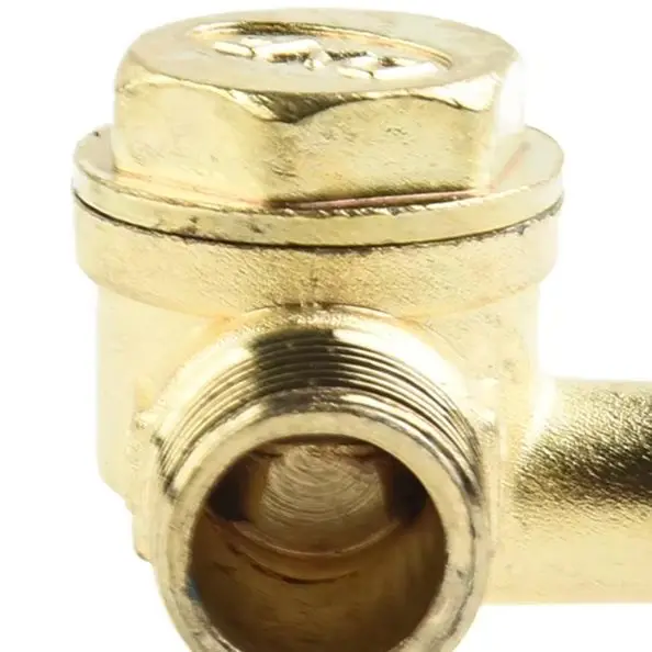 For Air Compressor Check Valve with 3 Male Threads Zinc Alloy Connector for Pump and Pipeline For Air System Maintenance