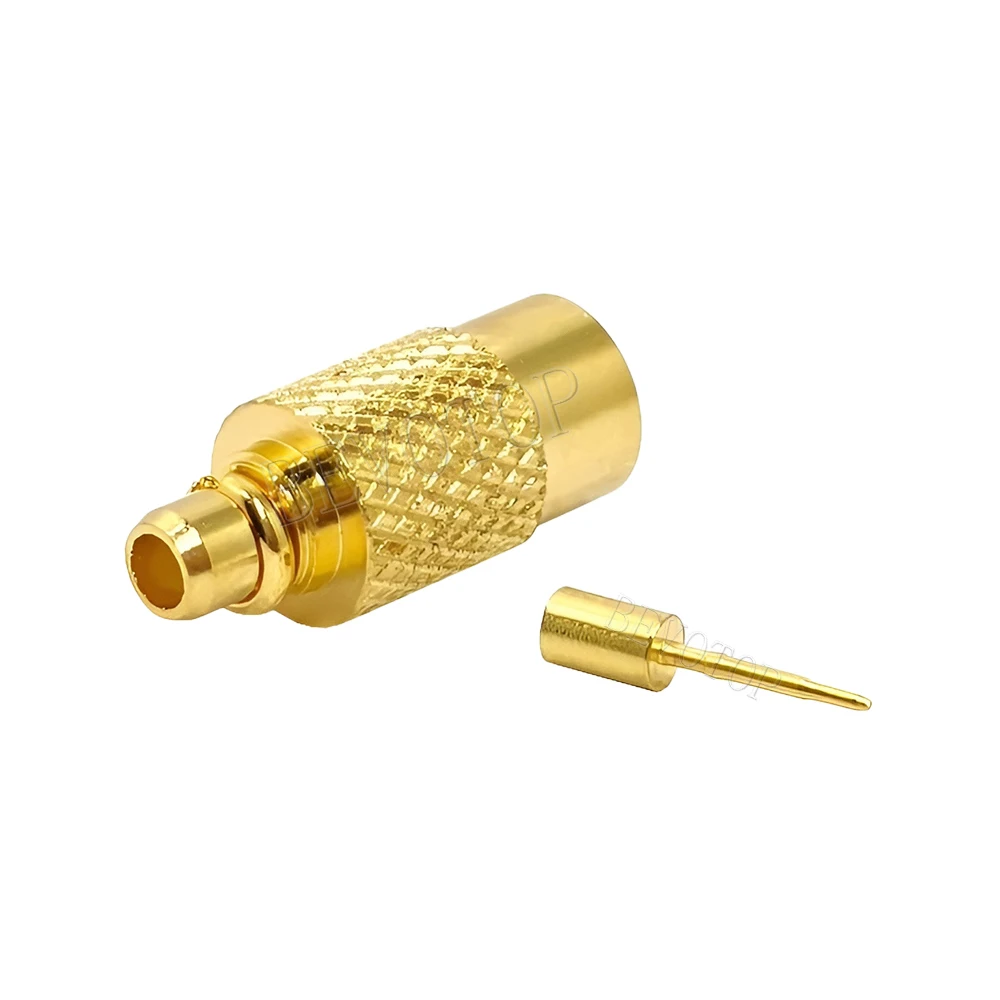 

20PCS Gold Plated MMCX Male Plug Straight RF Connector Adapter Copper PTFE Cable RG402 50-3