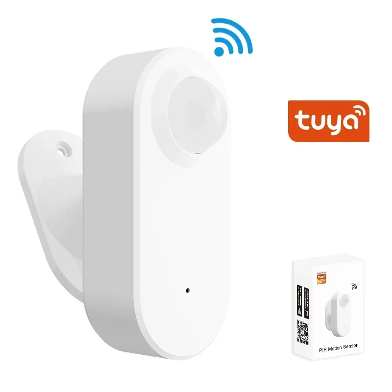 Tuya sensor infrarrojo humano, aplicación inteligente de detección móvil con wifi, sensor PIR Push, control de aplicaciones Smart life, compatible