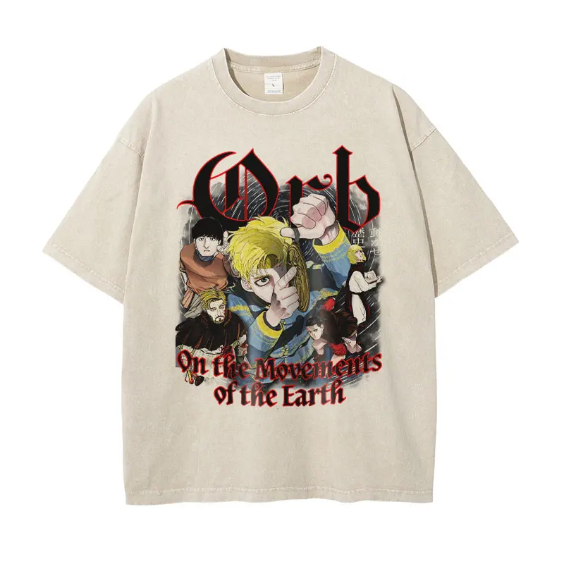 Anime Orb On the Movements Earth T Shirt Vintage Washed Orb T
