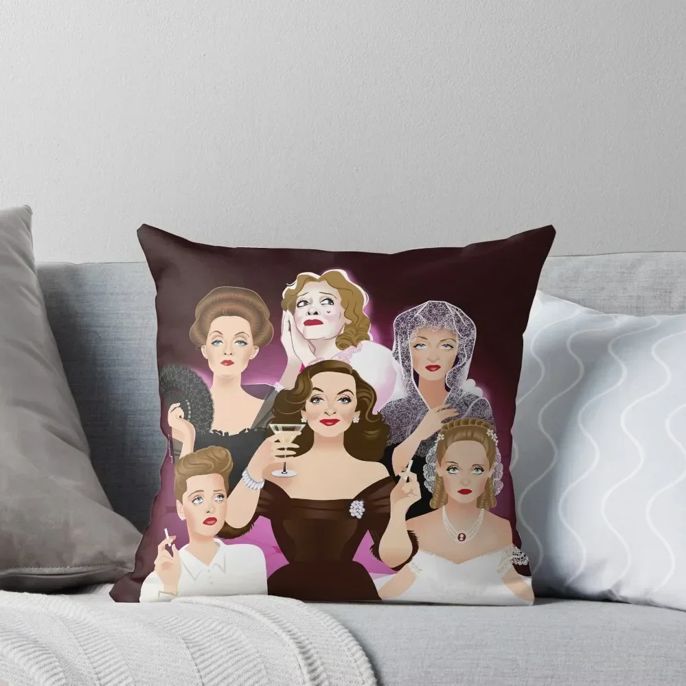 Bette Davis Throw Pillow Cushion Cover Luxury Sofa Cushion Throw Pillow pillow