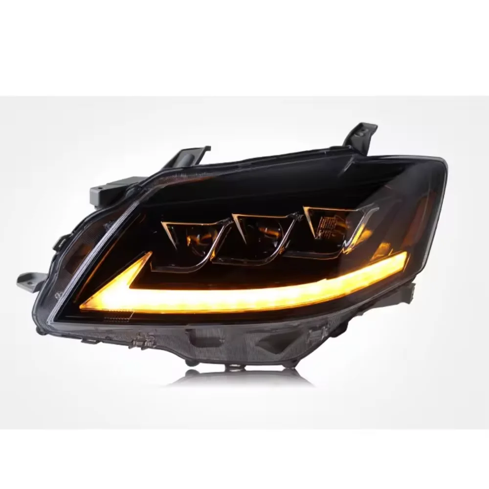 Feux de voiture pour Toyota Camry Aurion, lumière de sauna à LED, lentille de budgétaire, lampe frontale Camry, accessoires automobiles Drl, 2009-2011