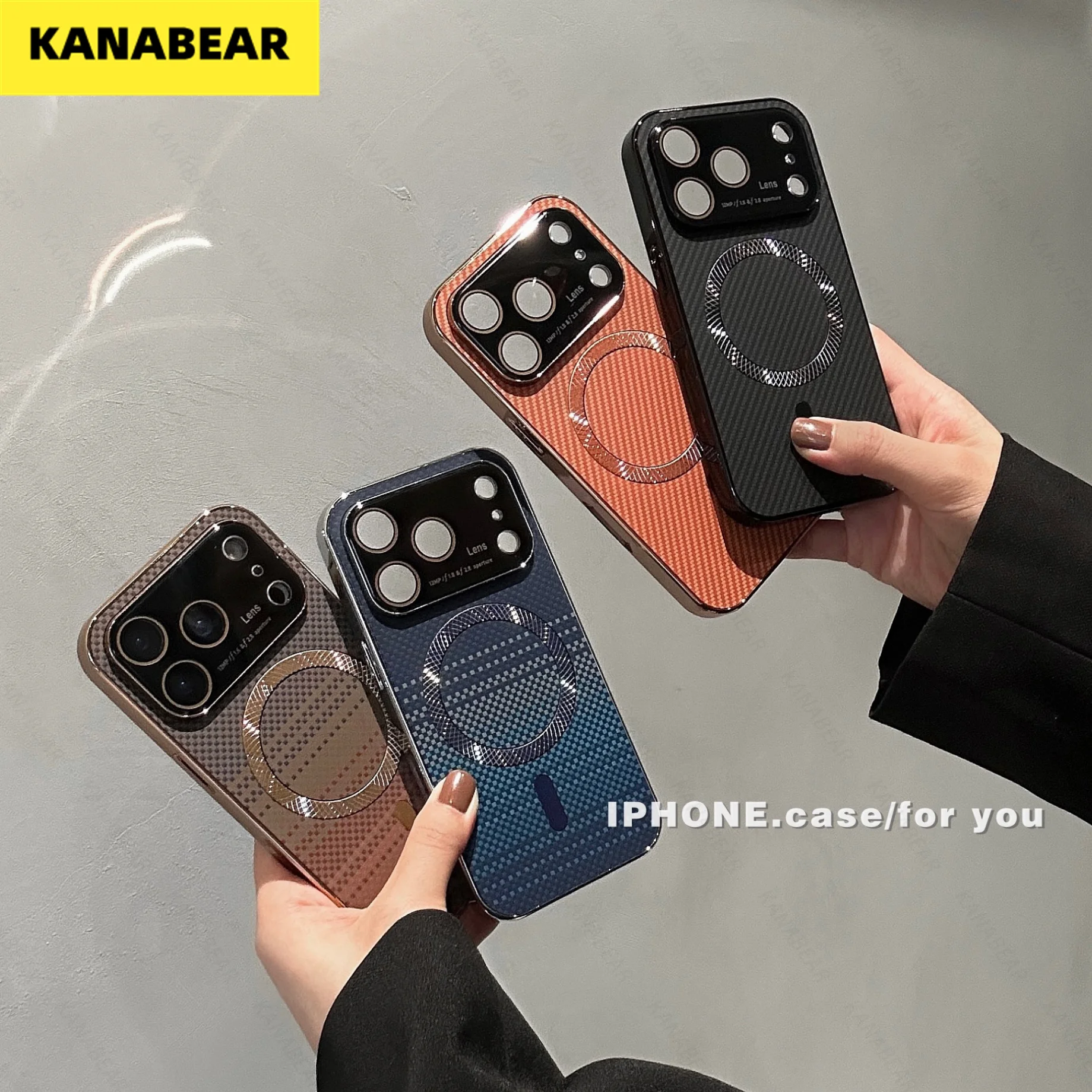 

Suitable for iphone 17promaxAG large-window premium magnetic case, shockproof and durable phone case