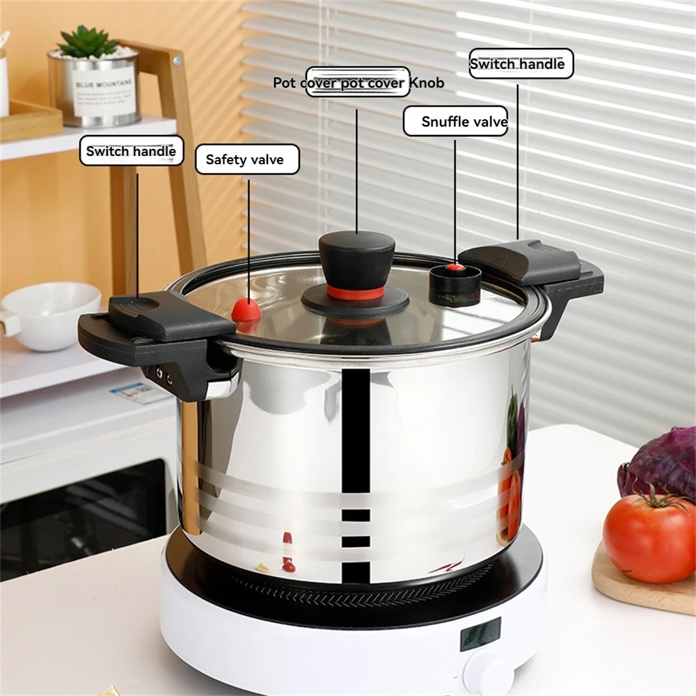 

Household Multifunctional Stainless Steel Pressure Cooker for Quick Braising and Soup Making in the Kitchen