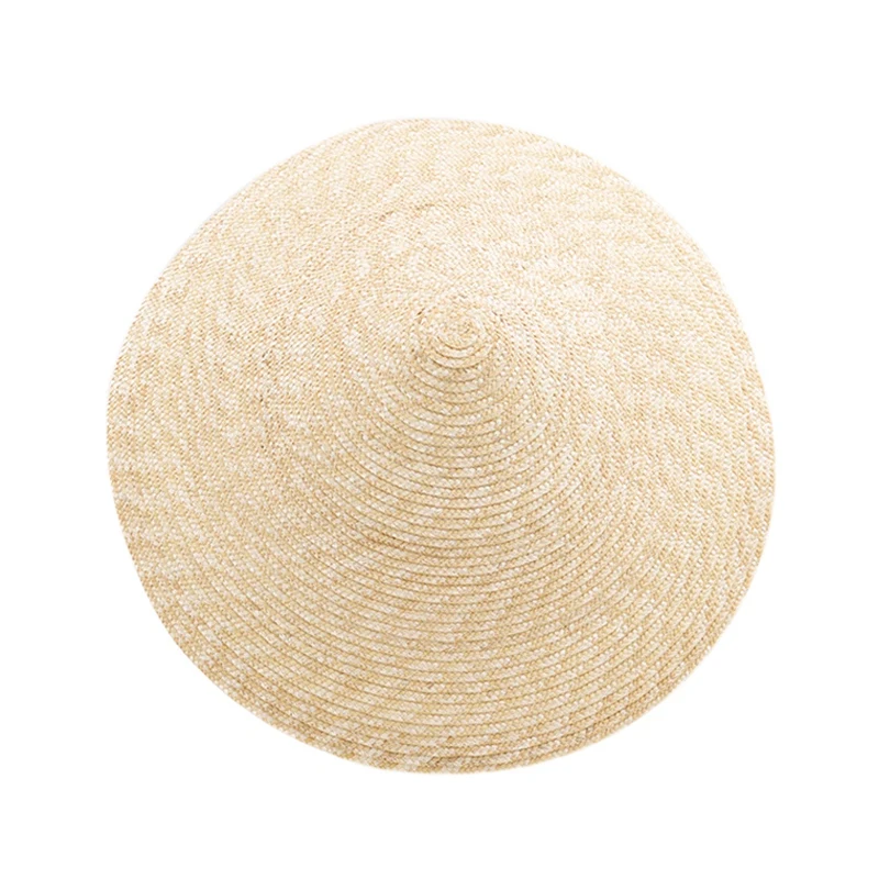 

Large Brim Conical Natural Color Bamboo Rain Straw Sun Hat Female Women Funny Cylindrical Steeple-Crown Cap