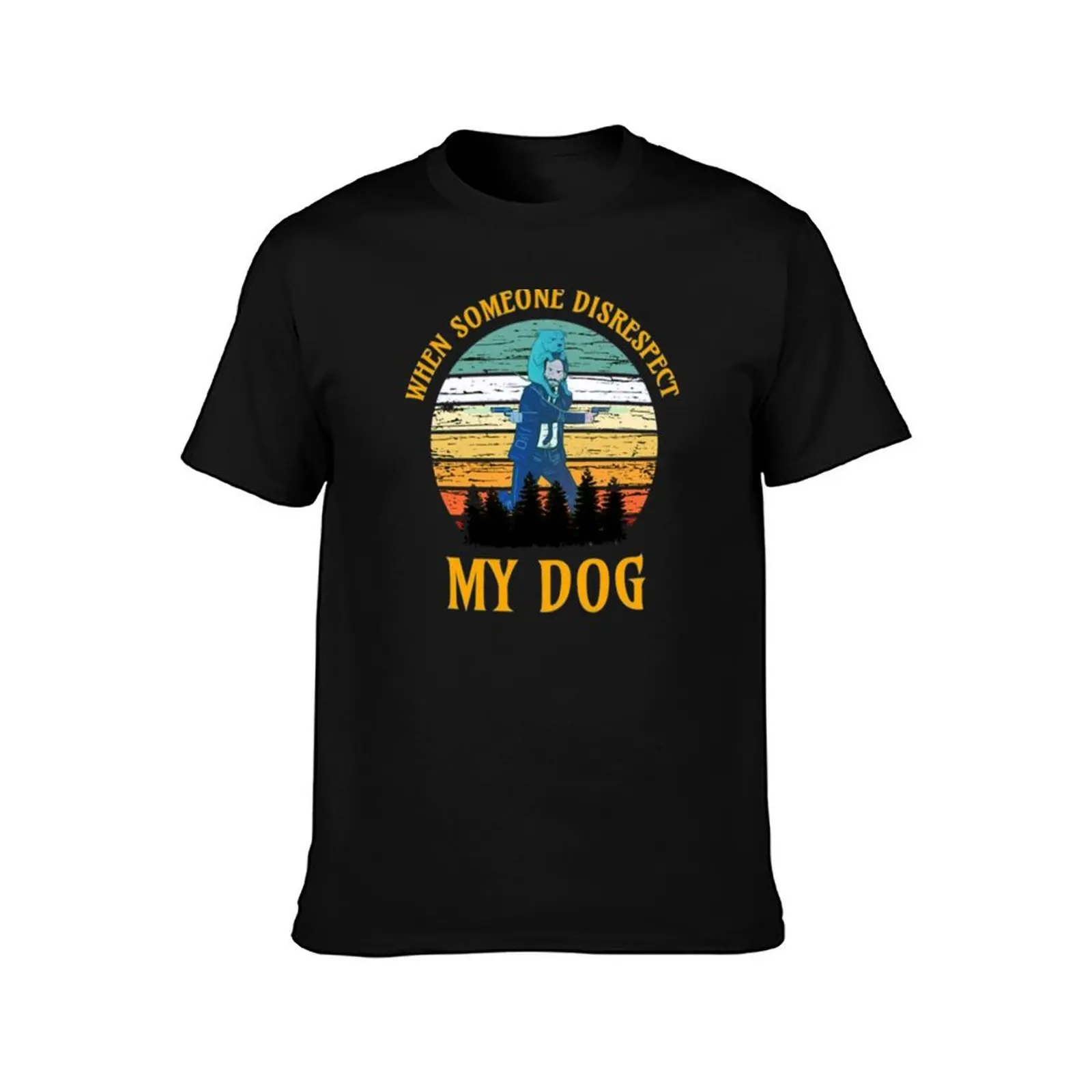 Wick 3 My Dog Chapter T-Shirt Stain Resistant Casual Tee T-Shirt