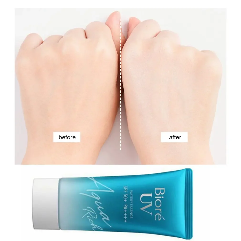 

SPF50 Biore UV Aqua Sunscreen Cream UVA UVB Protection Gel Isolation Lotion for Men And Women Moisturizing Whitened Waterproof