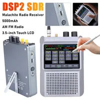 New Firmware 2.30 2nd Generation Malahit-DSP2 SDR Malachite Receiver Radio 10kHz-380MHz 404MHz-2GHz AM FM Radio 3.5” Touch LCD