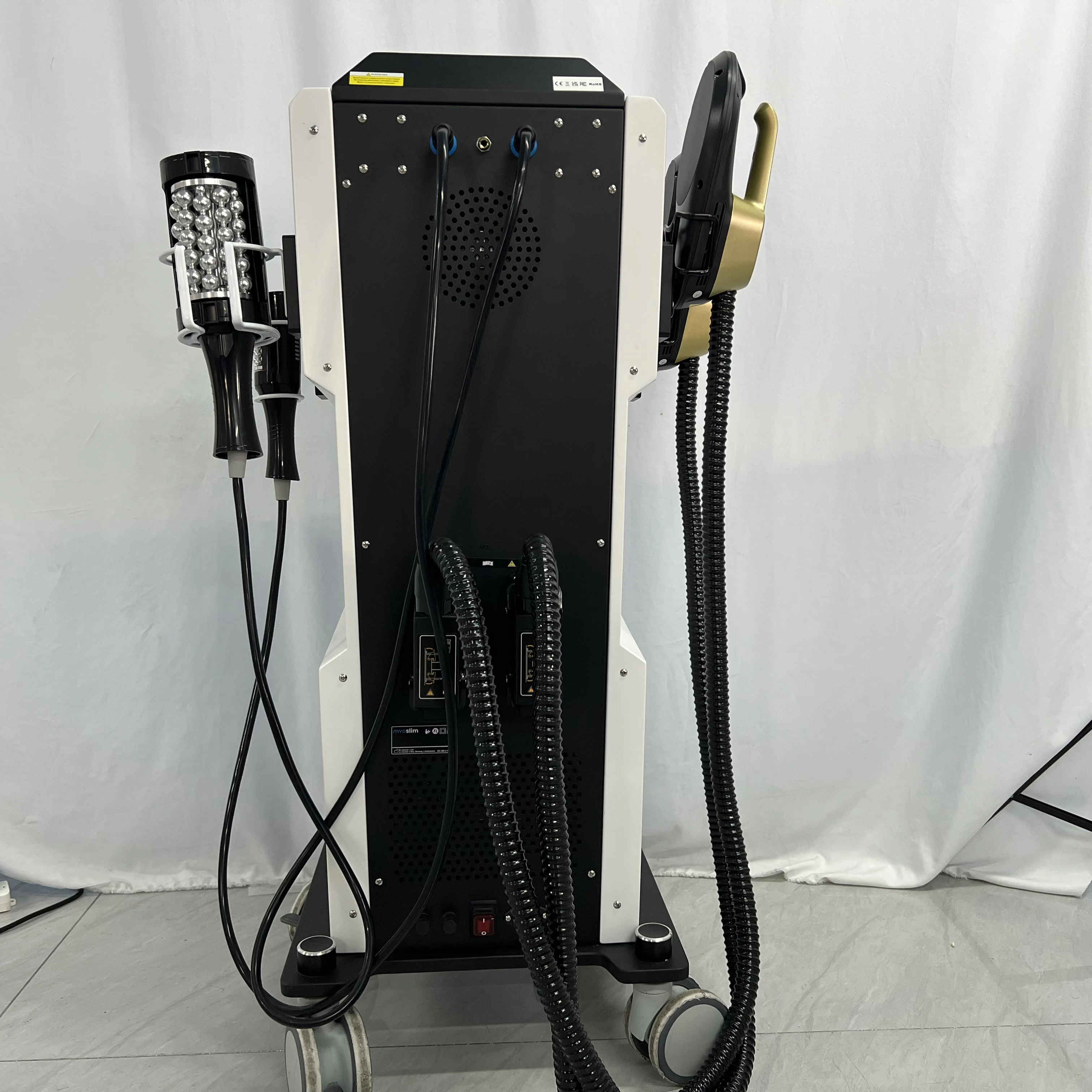 

MYOSLIM 6500W Sculpting Butt Lift Machine 2 in 1 Body Sculpt Machine RF Roller Muscle Stimulator Body Shaping Massage Equipment