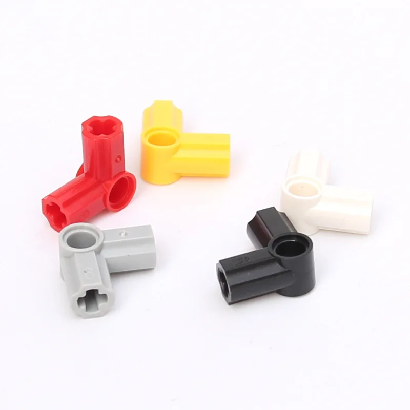 Blocos de construção DIY Peças técnicas Eixo Pin Conector Eixo Cruz 90 °   Brinquedo de conexão de parafuso de eixo substitui tijolos MOC em massa 32014