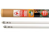 10.0 Reptile Fluorescent Desert Terrarium Lamp Tube ,UVA UVB Bulb,2-Pack,T5,24 Watt,22\