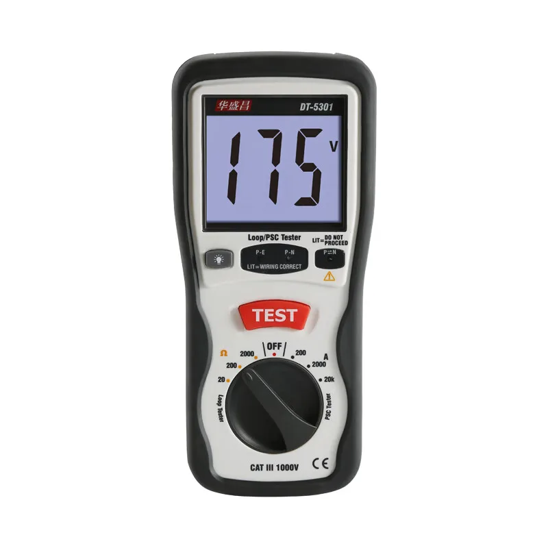 CEM DT-5301 DT-5302 اختبار المقاومة المنخفضة المهنية الرقمية التأريض جهاز اختبار المقاومة العزل تستر ميلي أوم متر