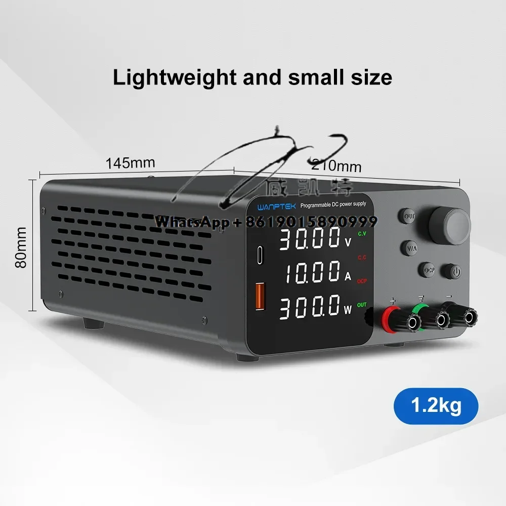 TPS305h Lab Power Supply 300W Laboratory Switching Unit 30V 10A Adjustable Digital Source 60V 5A Voltage Stabilizer