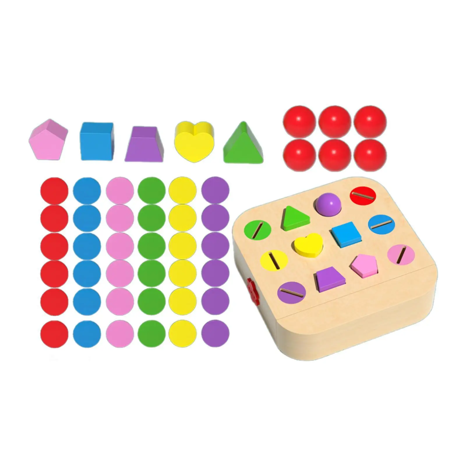 Giocattoli educativi precoci Attività di risoluzione dei problemi Blocchi colorati per i più piccoli