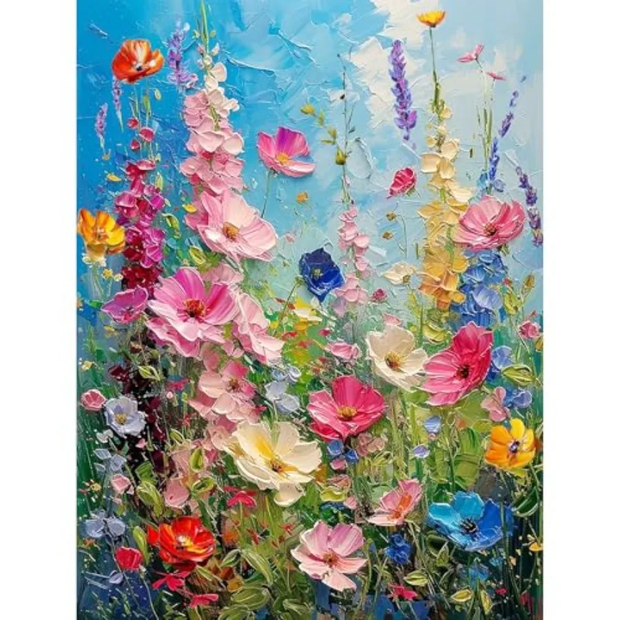 

Diamond Art Kits for Adults - Diamond Patg for Adults Flower Gem Patg for Adult and Crafts Home Decor ch
