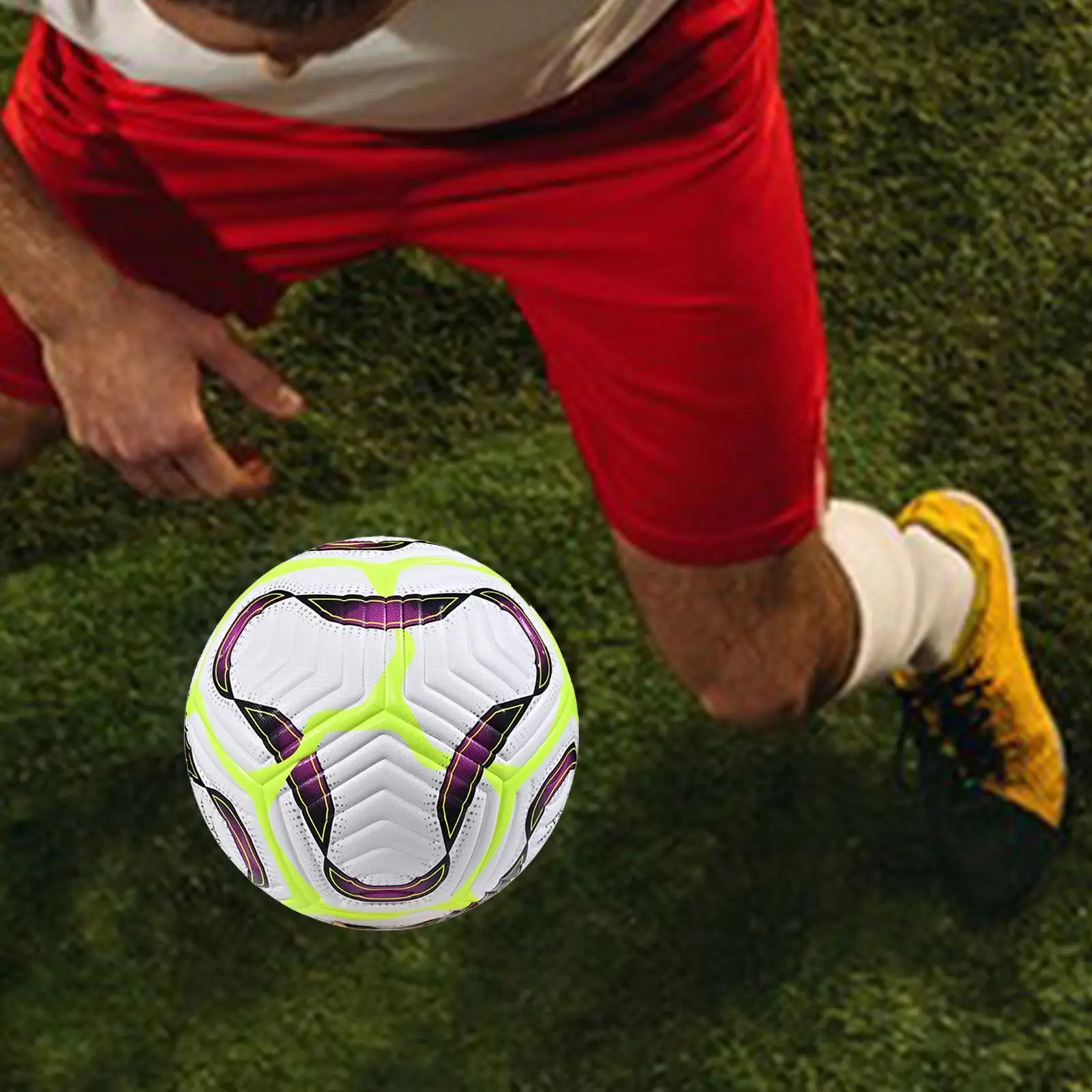 

Classic Soccer Ball Competition Soccer Wear Resistant Training Match Ball Practice Football for Games Enthusiasts Indoor Team