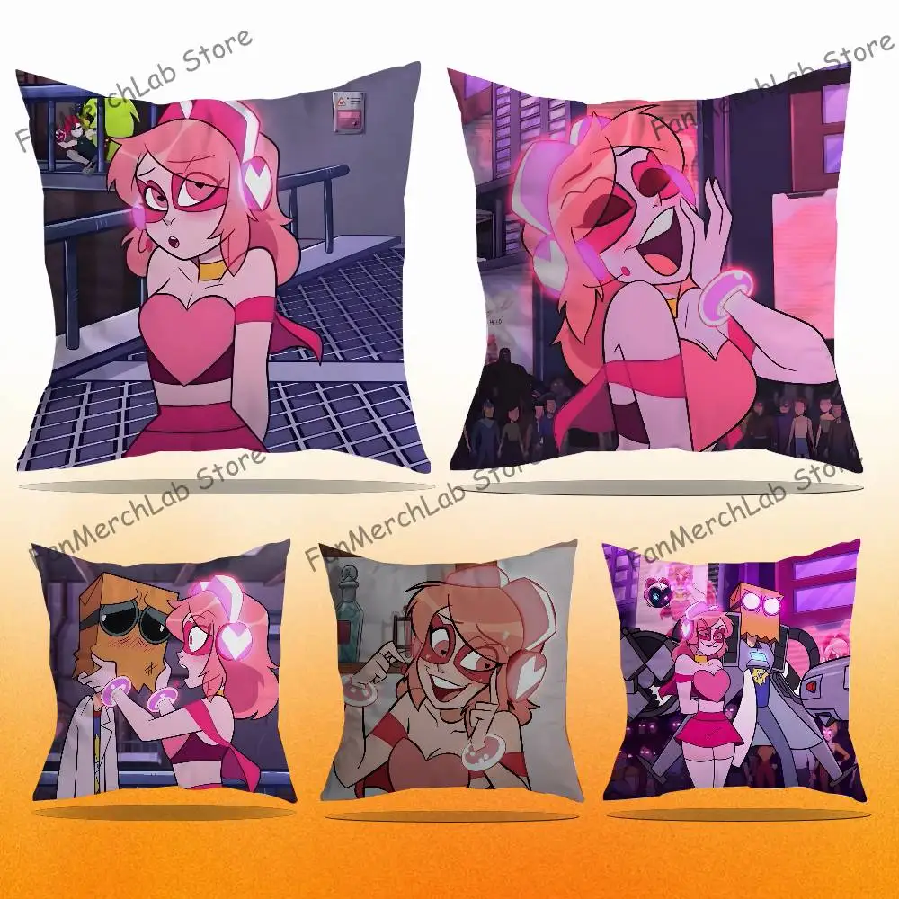 Miss Heed V-Villainous Printed Pillow Cover Cushion Case Simple Sofa Pillow Case No Pillow Core