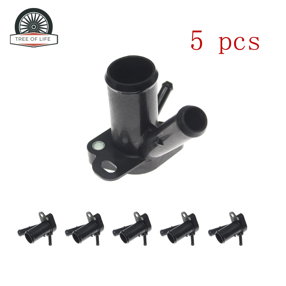 

5 pcs 16304-47020 For Toyota Etios 1.3 1.5 16V 2013 2014 2015 2016 Outlet Sub-Assy Water Engine Coolant Thermostat Flange ﻿