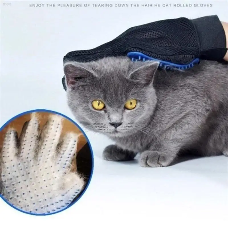 Gloves Pet Brush Self Grooming Shedding Glove Dog Bath Cleaning Supplies Pet Glove Dogs s Products Supplies