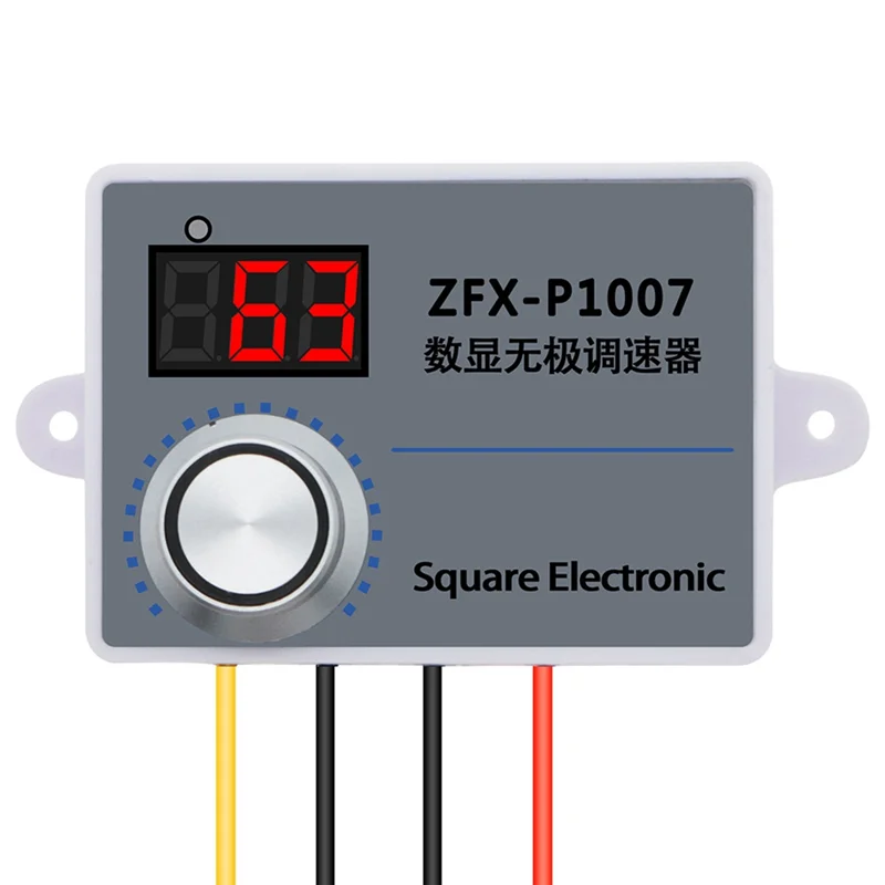 

AA01-ZFX-P1007 Speed Regulator Adjustable 220V Fan PWM Switchs Speed Controller Conditioner Digital Display Motor Reducer